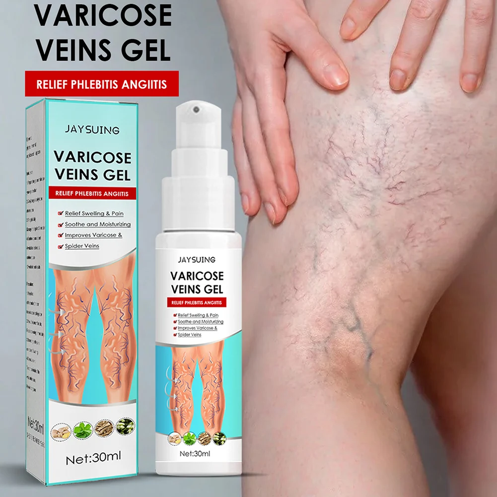 

30ml Varicose Veins Gel Treatment Cream Relieve Legs Pain Earthworm Dilated Vasculitis Phlebitis Spider Pain Veins Ointment