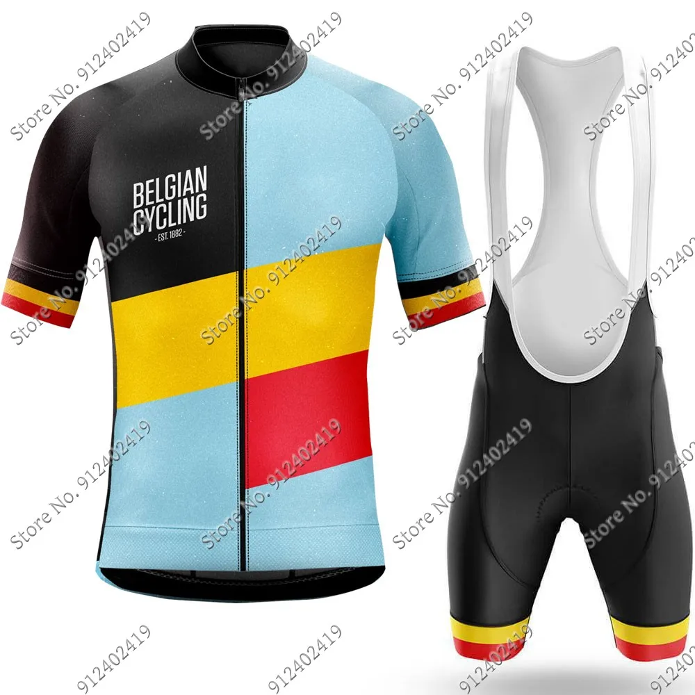 

Комплект одежды для велоспорта из Джерси национальной сборной Бельгии 2022, летняя мужская одежда для велоспорта, рубашка для шоссейного вел...