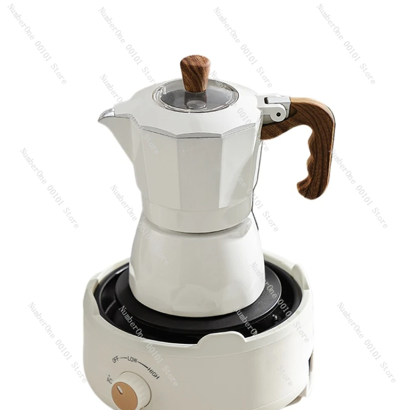 Bincoo двойной клапан котелок для мокко многоразовый бытовой небольшой эспрессо