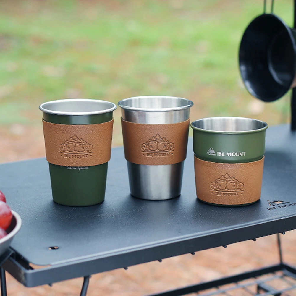 300 Мл Уличная Дорожная Кружка Из Нержавеющей Стали Для Кемпинга Пешего Туризма