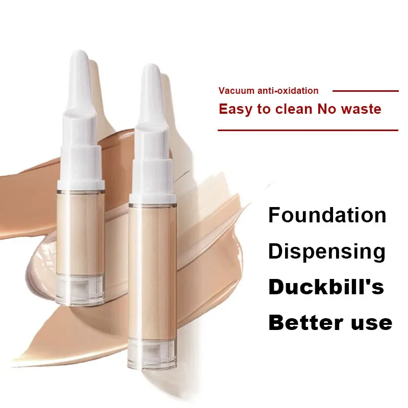 

Foundation Dispenser BottleVacuum press portable Makeup Travel cream isolation sunscreen dispenser bottle Duckbill Bottle