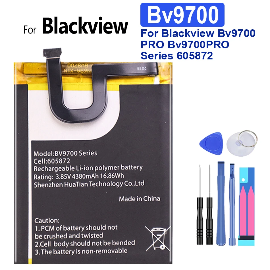 

Аккумулятор 4380 мАч для Blackview BV9700Pro, аккумулятор для Blackview BV9700 Pro