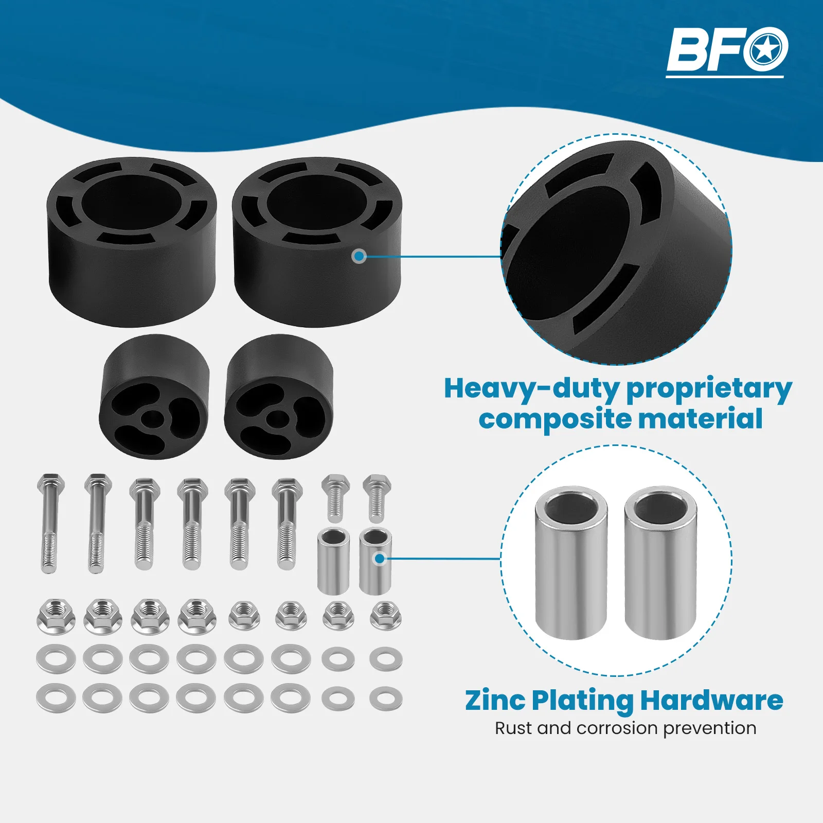 Комплект подъема подвески 2 5 дюйма для Jeep Gladiator JT 4WD 2020-2022 соединения