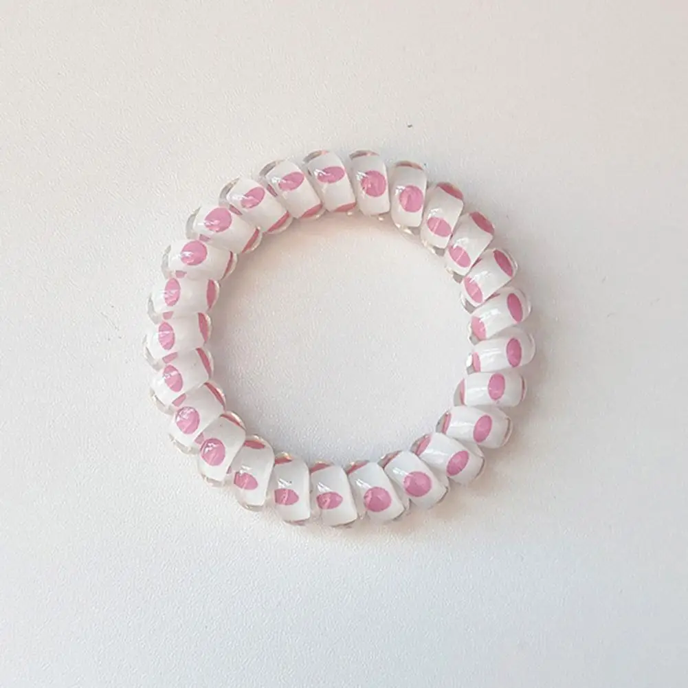 

Trendy Hair Scrunchies Decorative Anti-break Color Matching Hair Scrunchies Reusable Hair Bands Hair Accessories
