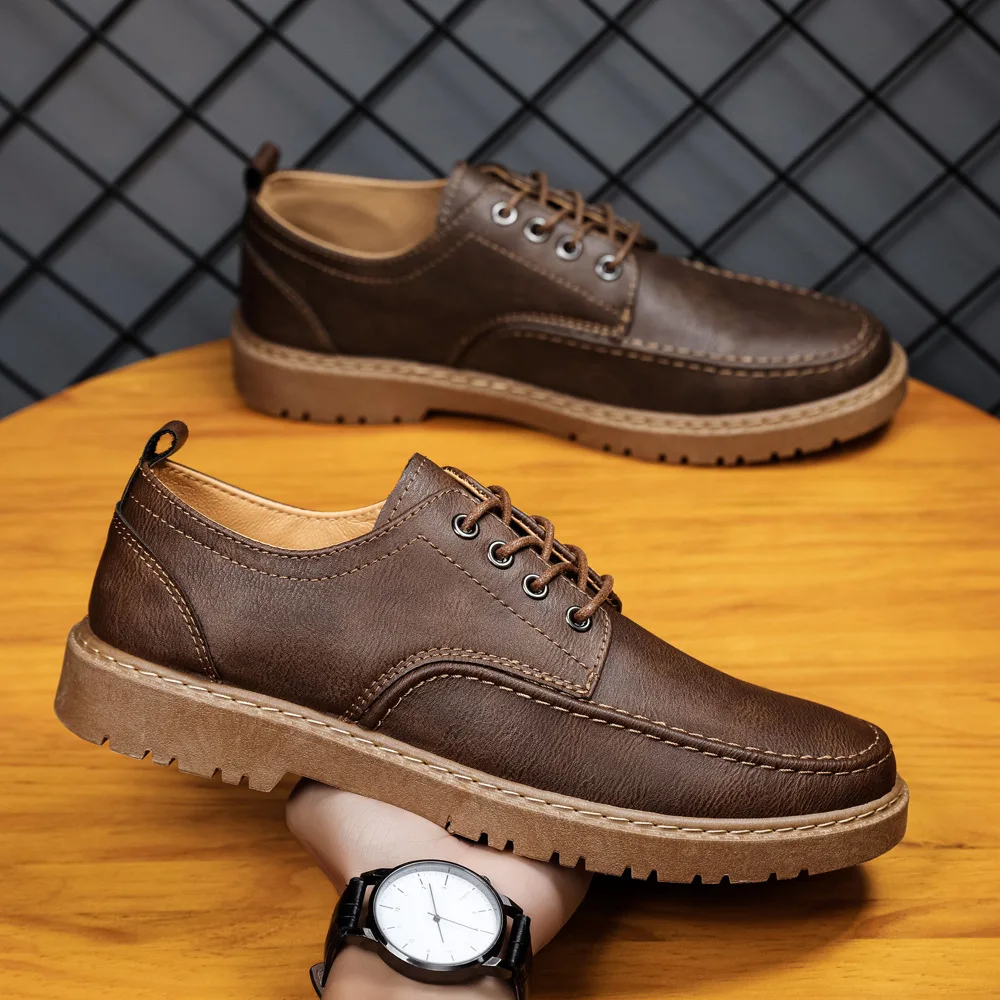 

Men Casual Shoes Upscale Men Leather Loafers Male Comfortable Fashion Faux Suede Shoes for Men Summer Men Flat Shoe 2023