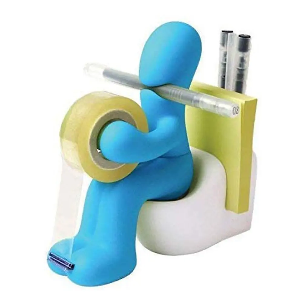 

Tape Dispenser and Supply Station Funny Accessory for Office Home or School Creative Adhesive Tape Holder Cool