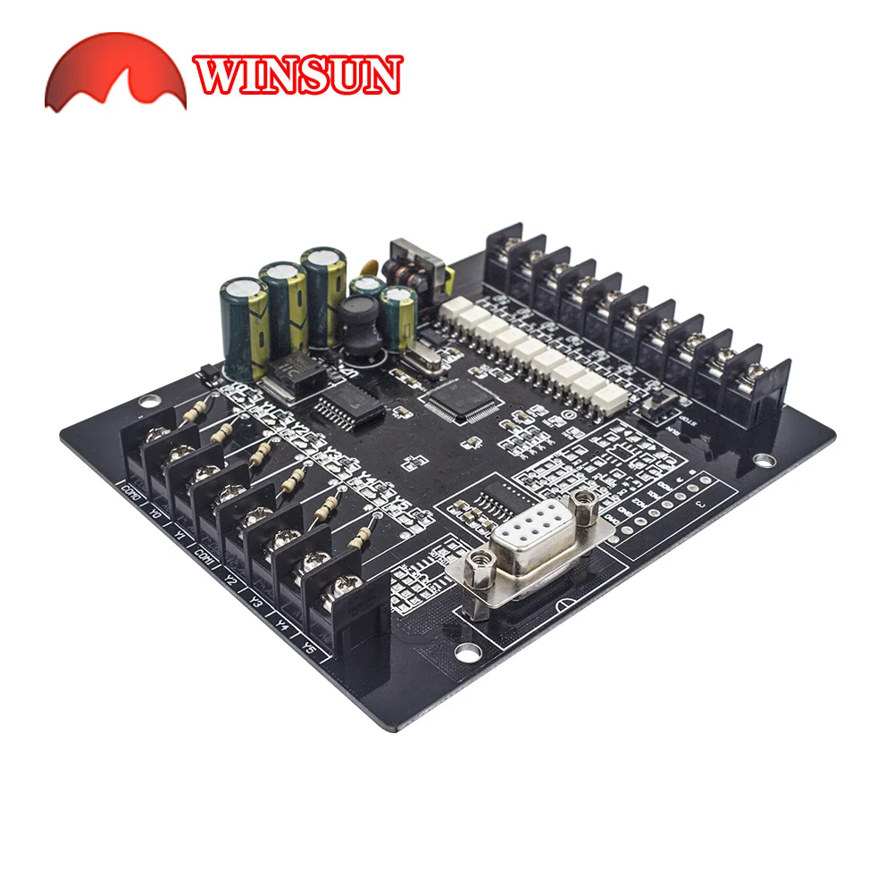 FX1N-14MT 14MT DC24V плата силового транзистора 8 в 6 out аналоговый выход 2DA 0-10V Modbus включена