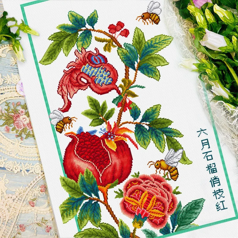 Наборы для вышивки крестом детей Стартовый Набор вышивания цветами сделай сам