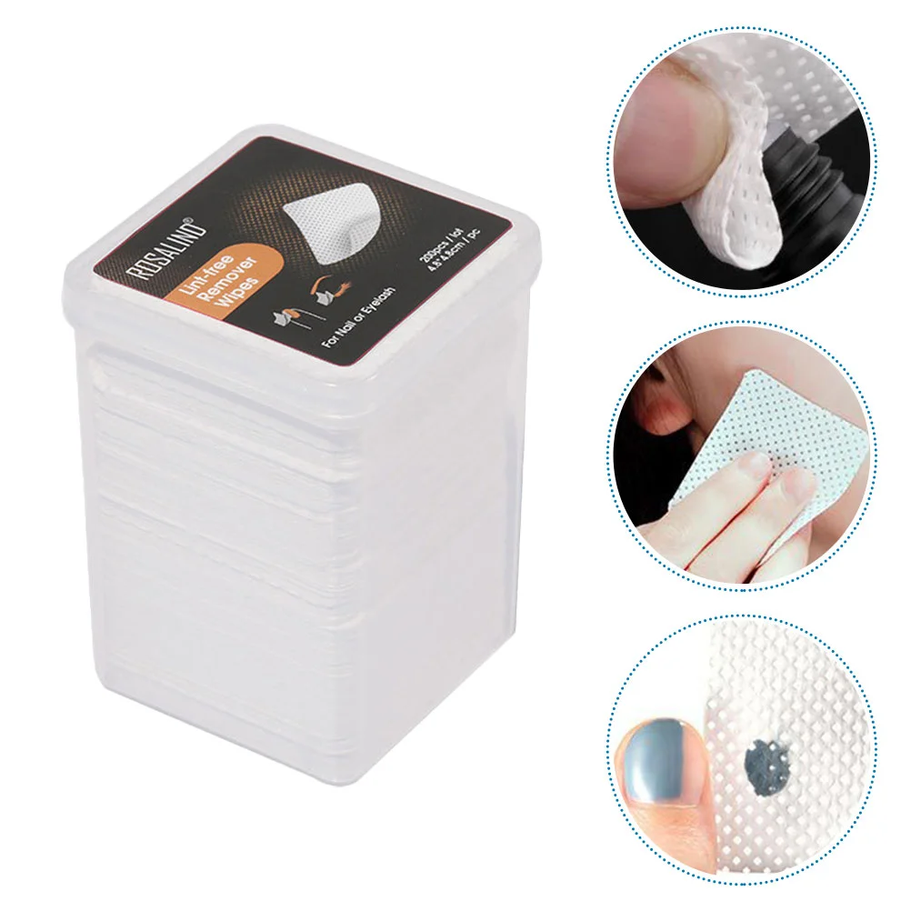 

200pcs Nail Shop Manicure Wipes Nail Wipes Pads Remover Nail Pad