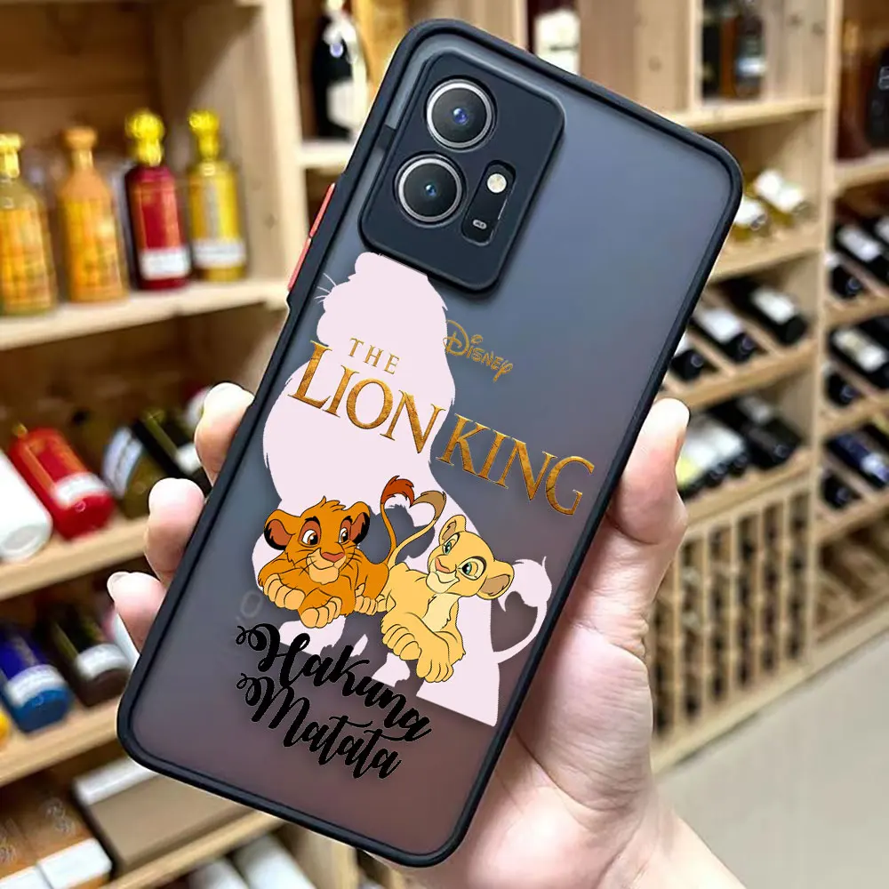 Матовая фотография L-Lion K-King для VIVO Y93 Y91 Y78 Y77 Y76 Y75 Y72 Y53 Y52S Y50 Y35 Y22 Y21 Y20 Y15 Z1 Z6 4G чехол Funda
