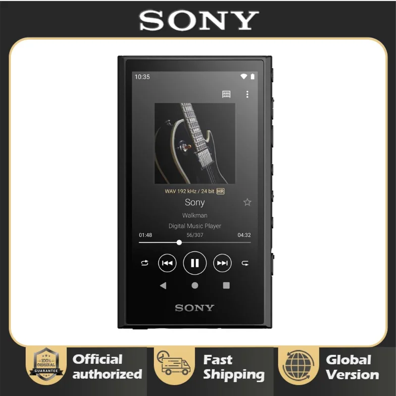 

Original New Sony NW-A306 Walkman 32GB Hi-Res Portable Digital Music Player with Android Wi-Fi & Bluetooth and USB Type-C