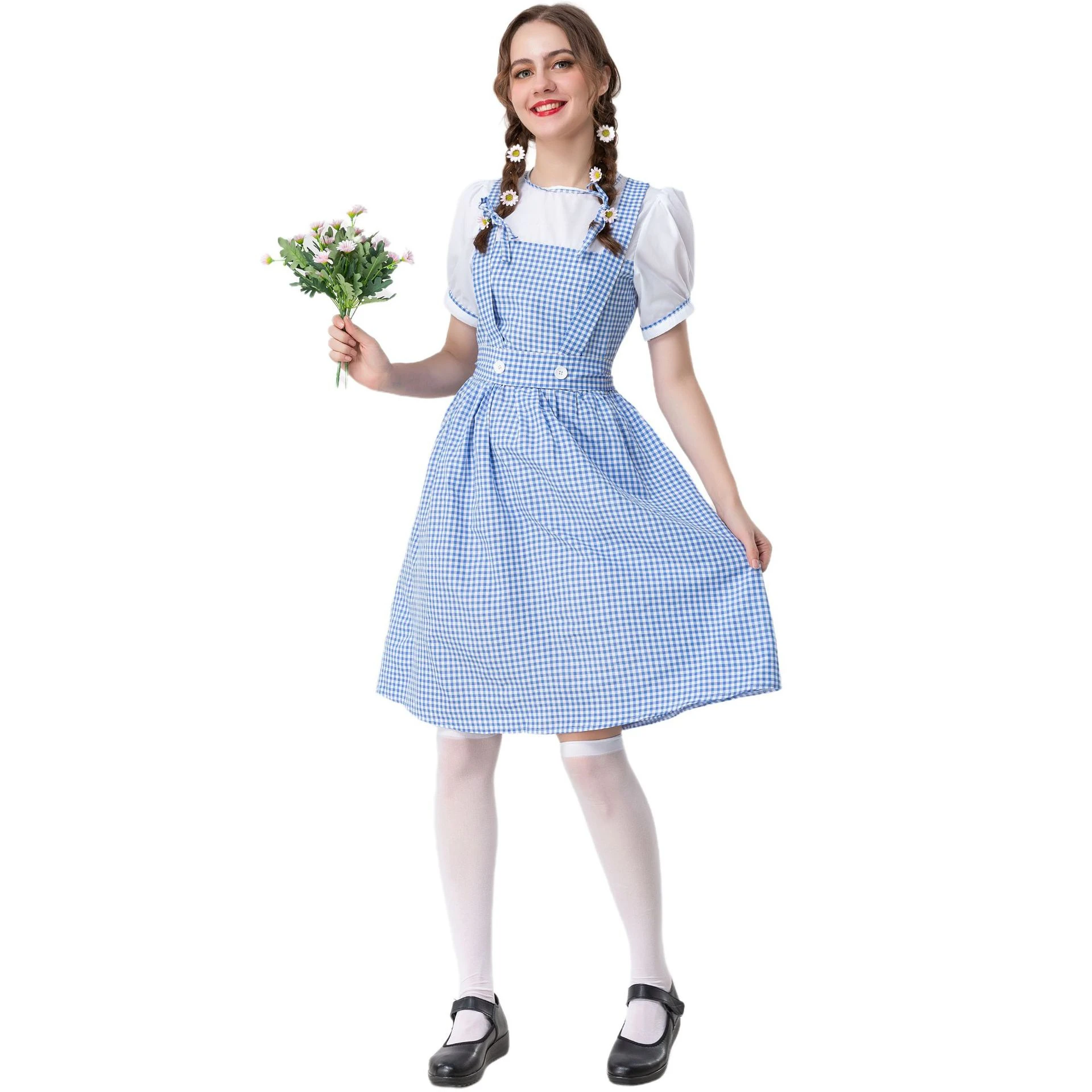 

Adult Women Dorothy Costume Halloween Cosplay Fancy Dress