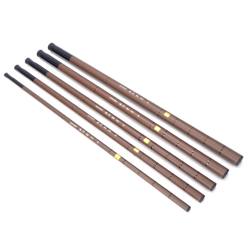 Hot Sale Fishing Rod Ultralight Pole Super Hard Carbon Fiber 2.7-6.3m Telescopic fishing rod  fishing rod blank pole
