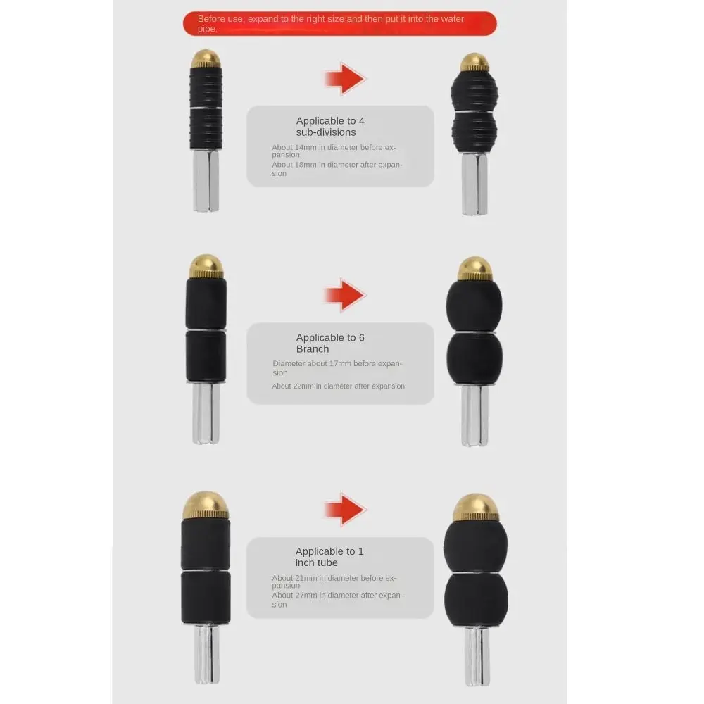 Универсальный металлический термоплавкий водостопорный штифт 20/25/32 резиновая