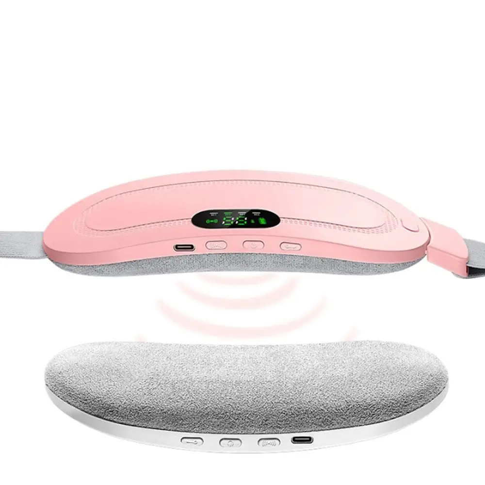 

Wireless Relief Waist Pain Vibrating Abdominal Massager Electric Waist Belt Device Menstrual Heating Pad Warm Belt