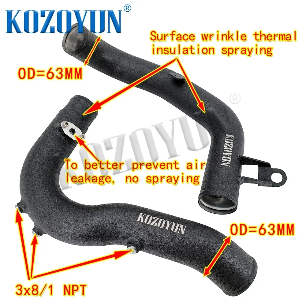 Комплект Intercooler заряжающая труба для Skoda Superb Octavia Seat Leon EA888 1 8 T 2 0