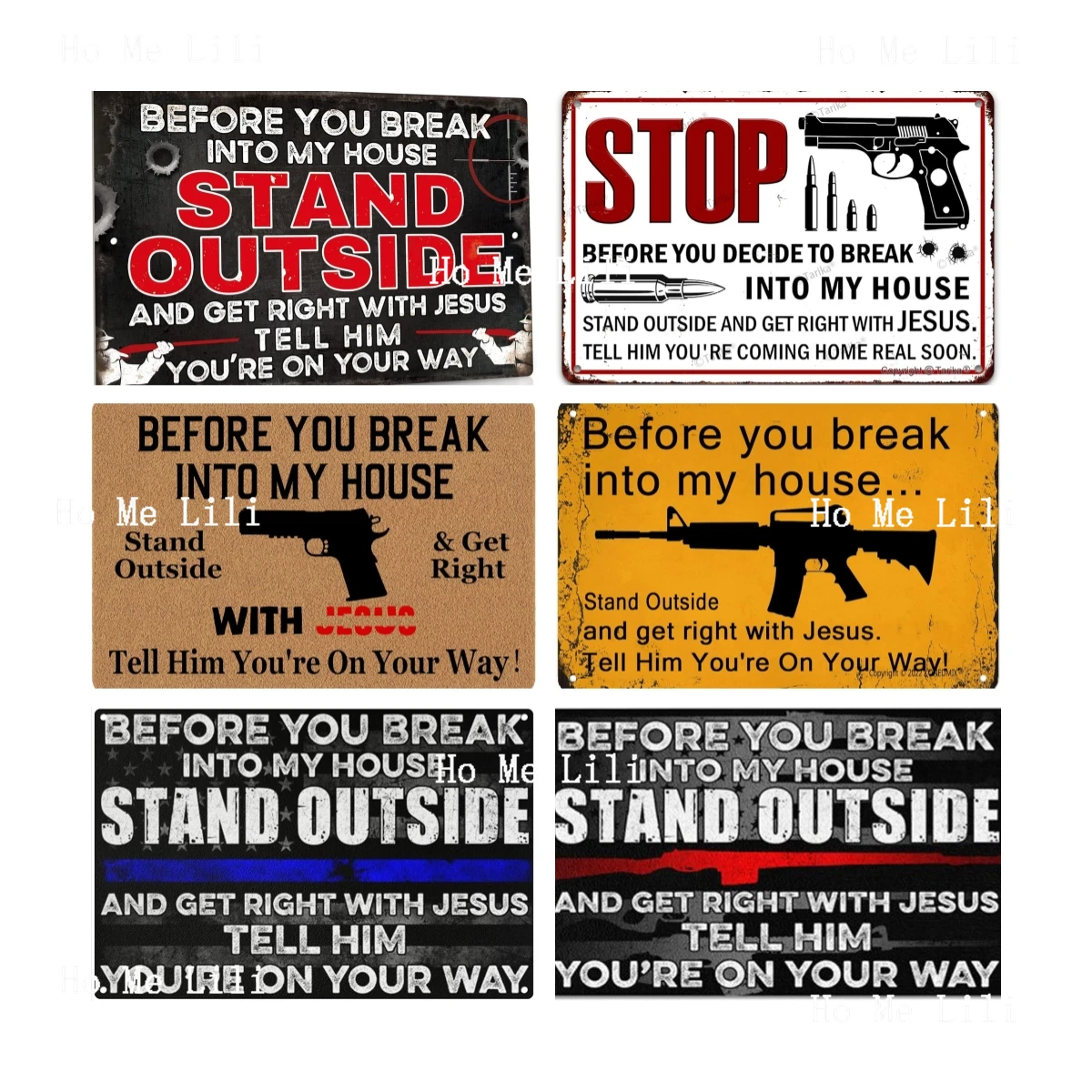 

Before You Barged Into My Room Before Stopping To Stand Outside The Interesting Retro Metal Tin Sign Wall Decoration