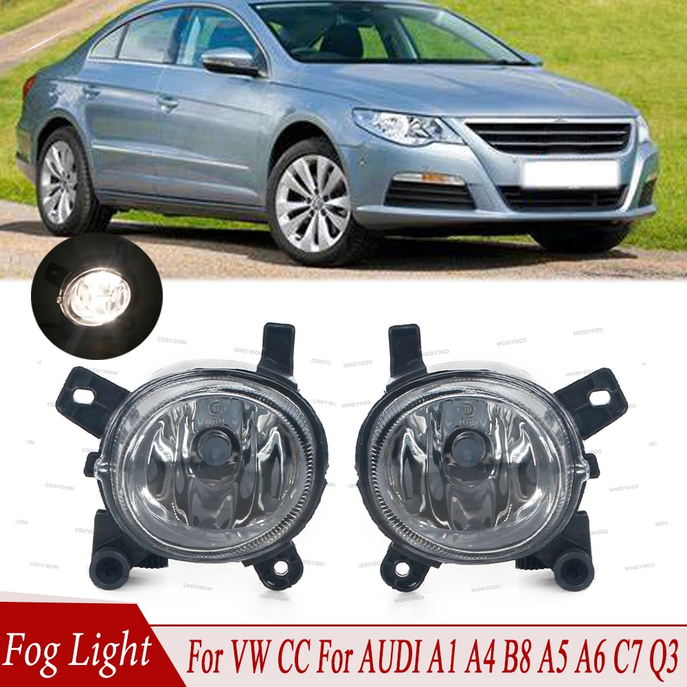Left Right Fog Lamp Car Accessories 8T0941699 8T0941700 For AUDI A1 A4 B8 A5 A6 C7 For VW CC 2009 2010 2011 2012 For Car