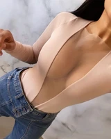 2022 summer new sexy mesh sewn bodysuit womens long sleeves