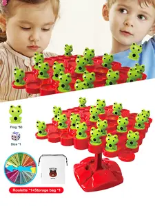 Arbre d'équilibre grenouille amusant pour enfants, jouets mathématiques  Montessori, jeu de société d'équilibrage, Interaction Parent-enfant, jeu