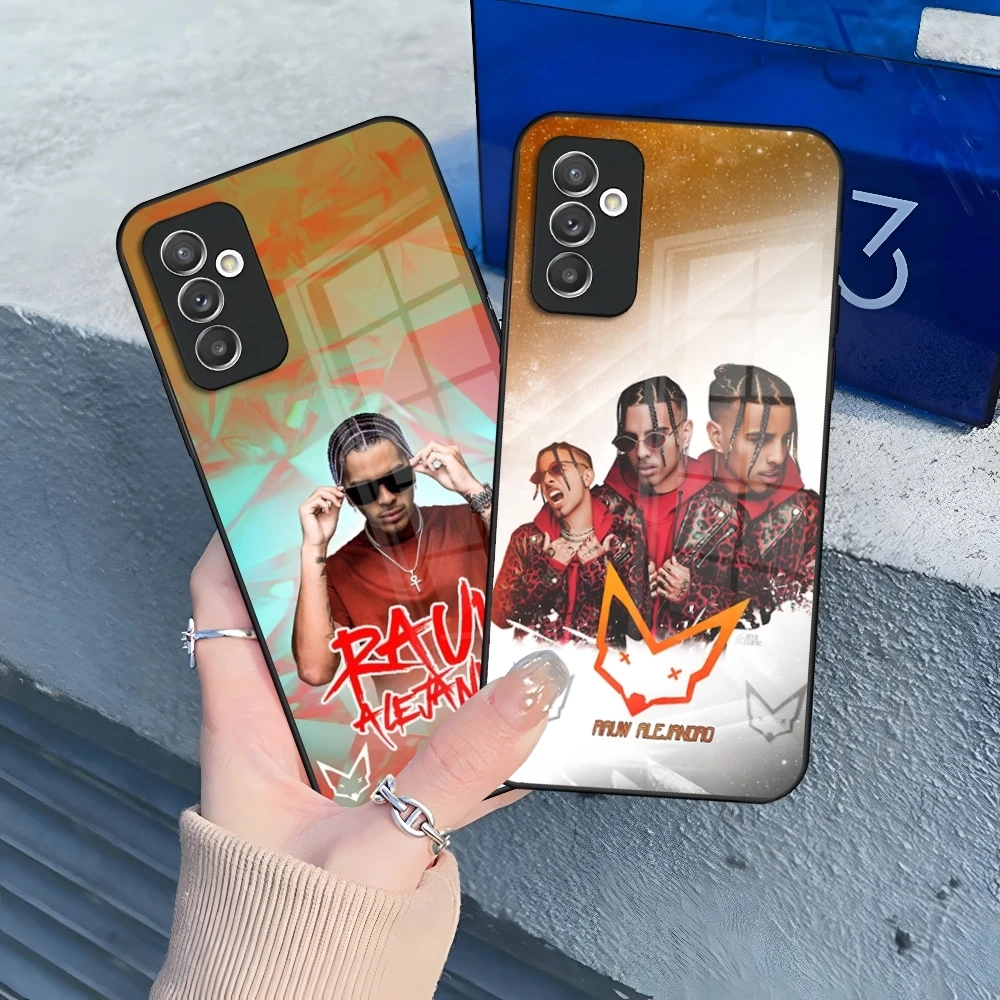 Фото Чехол Rauw Alejandro для Samsung Galaxy S26 S25 S24 S30 S21 S23 S20 S22 FE Pro Edge Ultra Plus, стеклянная накладка №1