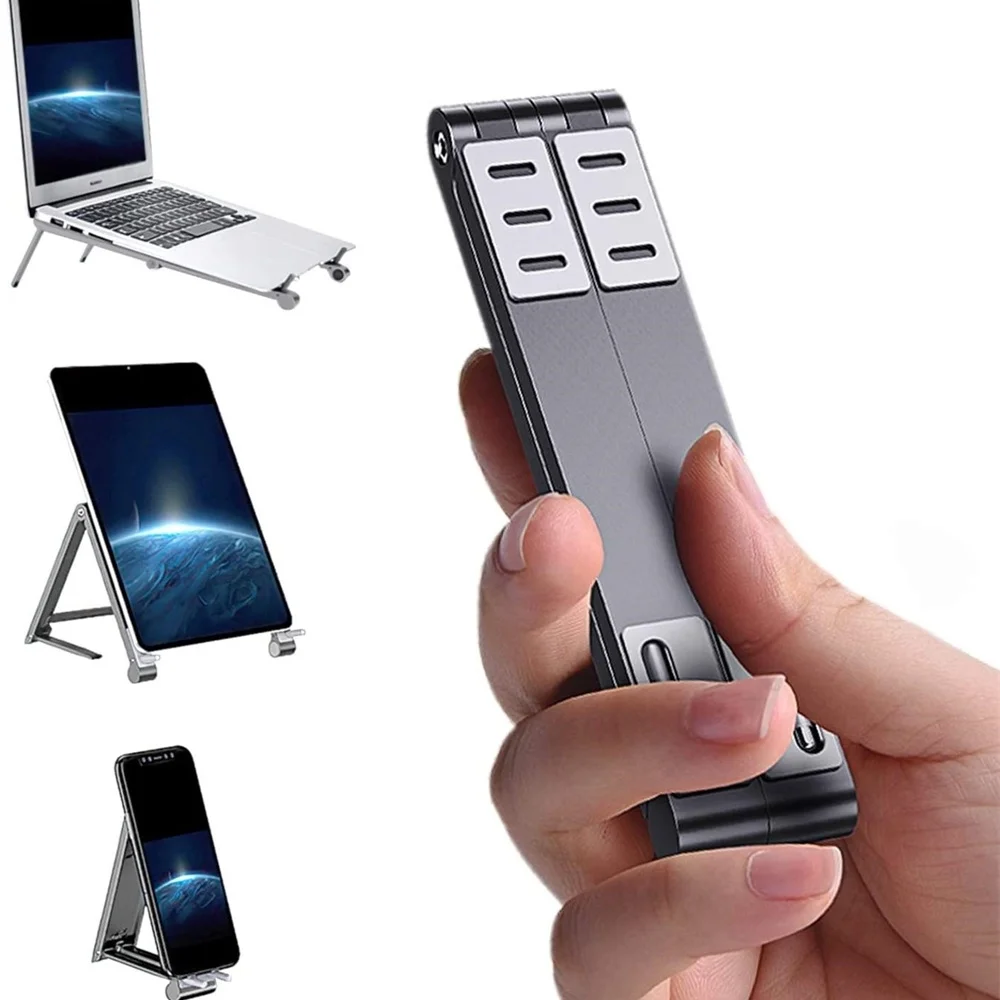 

Регулируемая настольная подставка для ноутбука, универсальный держатель для ноутбука Macbook Pro Air iPad iPhone, аксессуары для поддержки