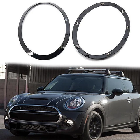 Для Mini Cooper F55 F56 F57 One S JCW 2014-2021 Передняя фара Задний задний фонарь Образовательная отделка Стайлинг Внешняя декоративная крышка