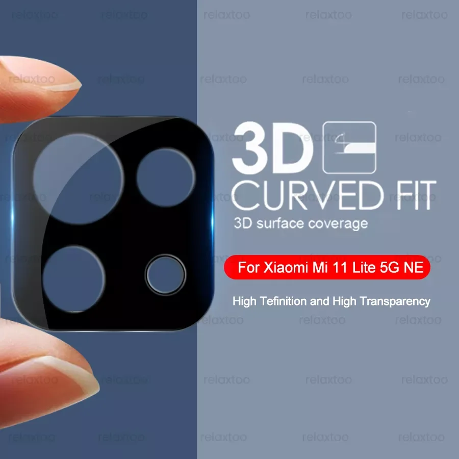 

Mi11 Light 5G NE Case 3D Curved Camera Protector Glass Cover Xiaomi11 Xiomi Mi 11 Lite 11Lite 4G Lens Protect Fundas