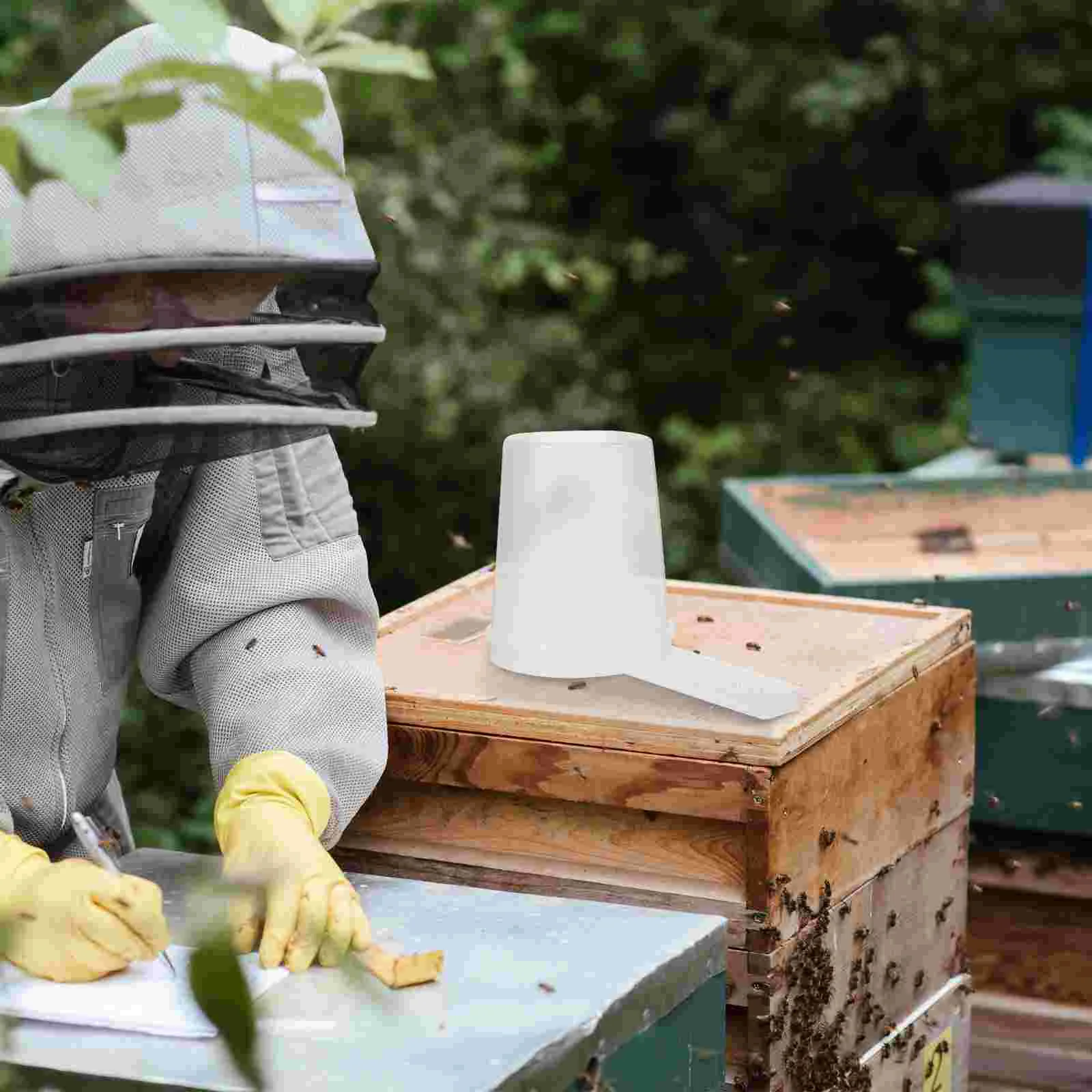 6 шт. гнездо дверь поилка для пчел стаканы улей входная чашка пластиковая