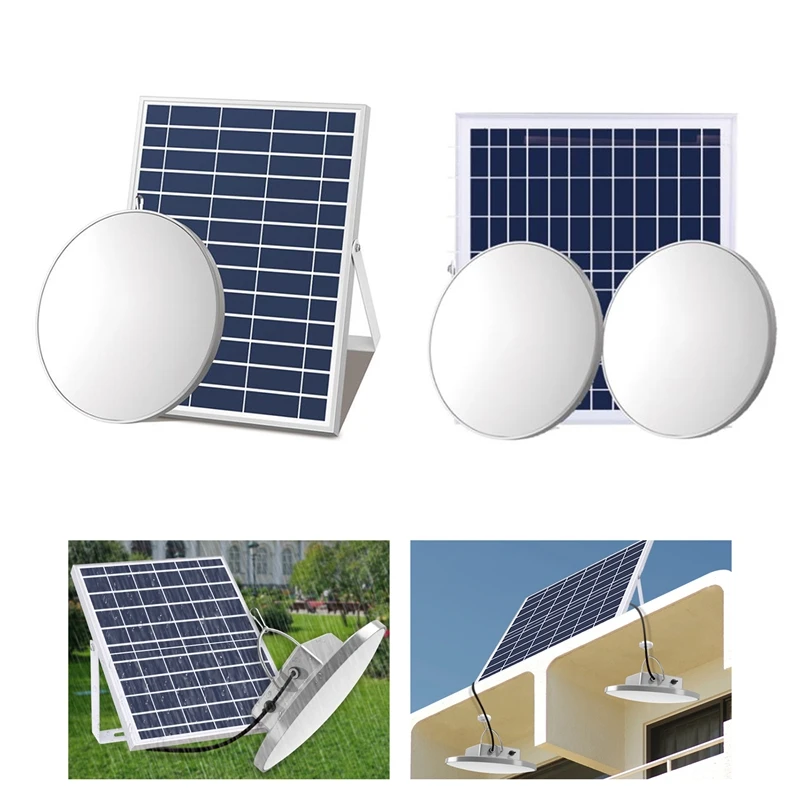

LED Solar Pendant Light Outdoor Indoor Solar Power Lamp With Line Bulb Shed Light Lighting For Home Garden Yard