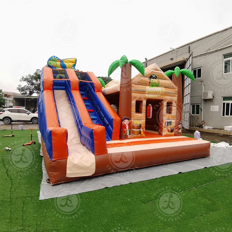 Надувной тропический Тропический Замок для детей