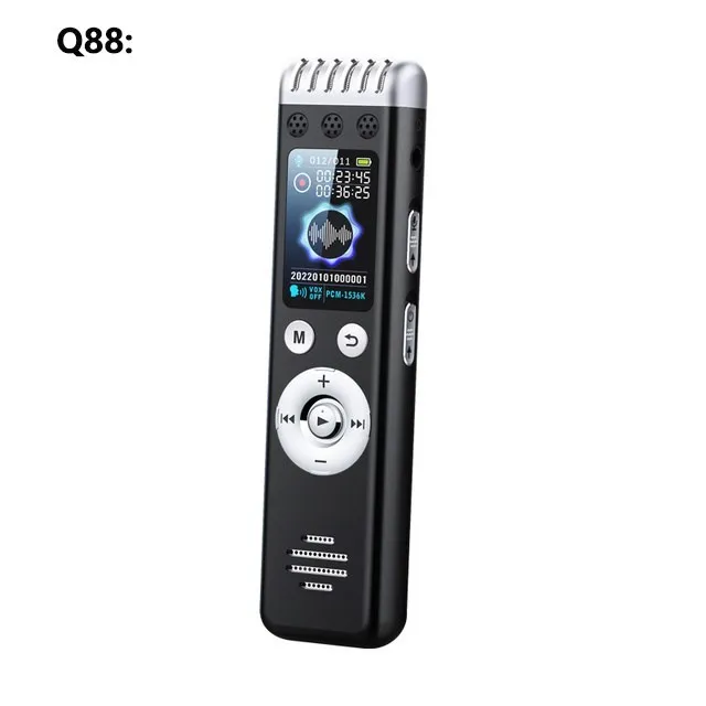 

64GB Multi-function Digtal Voice Recorder With Dual Microphone 4-32GB Activated Pen Dictaphone Dynamic Noise Reduce Mp3 Player