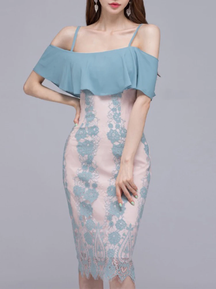 

new arrival comfortable fashion vintage off shoulder formal dress temperamental high quality sexy elegant backless pencil dress