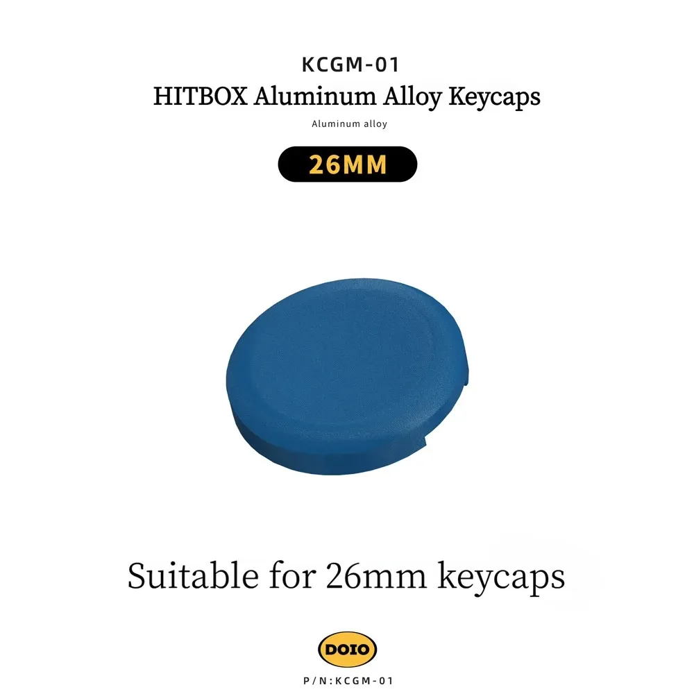 Фото Металлические кнопки DOIO HITBOX KCGM-01 из алюминиевого сплава для аркадных джойстиков Street Fighter 6, Tekken 8, King of Fighters №5