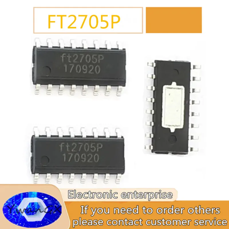 

(5-20 piezas) 100% nuevo conjunto de chips FT2705P FT2705 sop-16