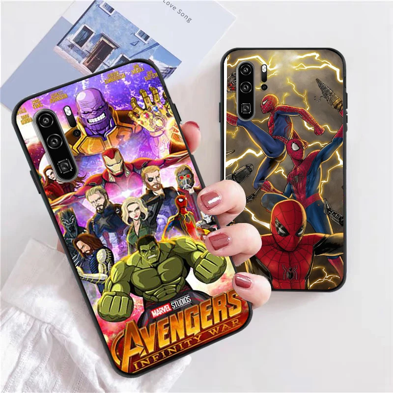 

Marvel Avengers Phone Cases For Huawei Honor P30 P40 Pro P30 Pro Honor 8X V9 10i 10X Lite 9A Soft TPU Funda Back Cover Carcasa