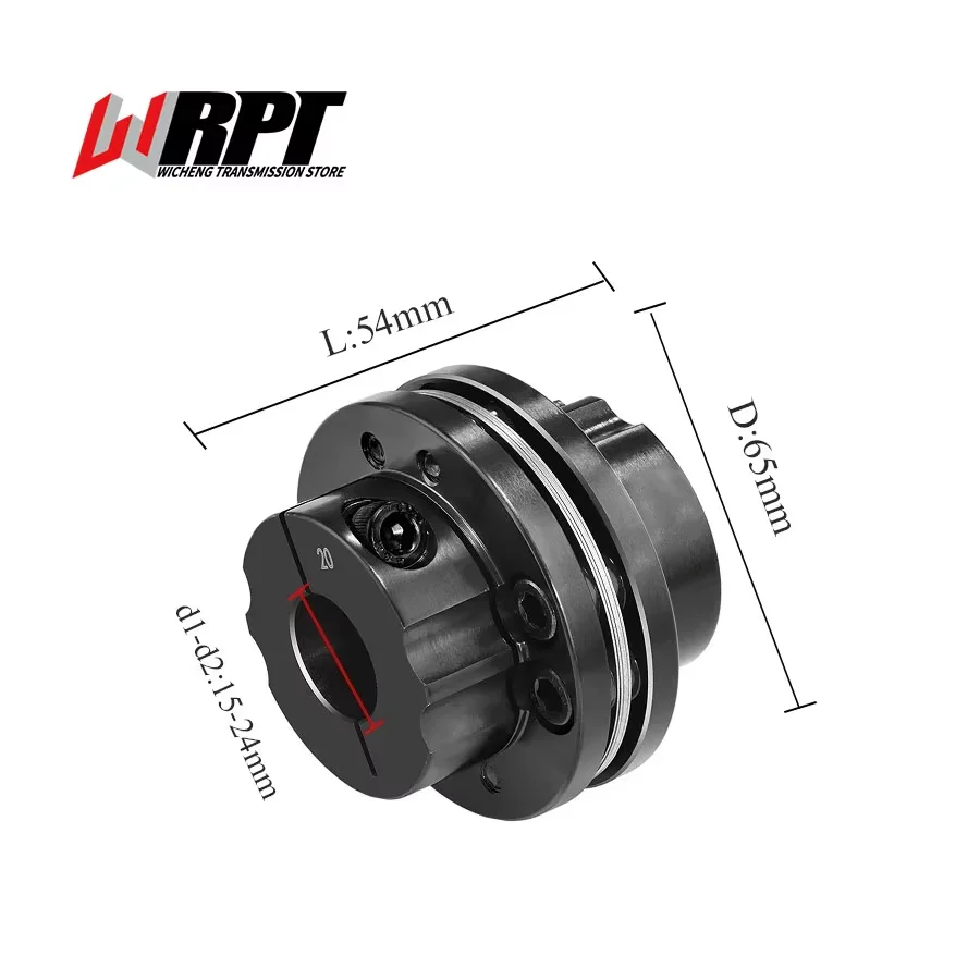 CSTBGC 45 # Стальная ступенька одинарная мембранная муфта 8 отверстий фланец с