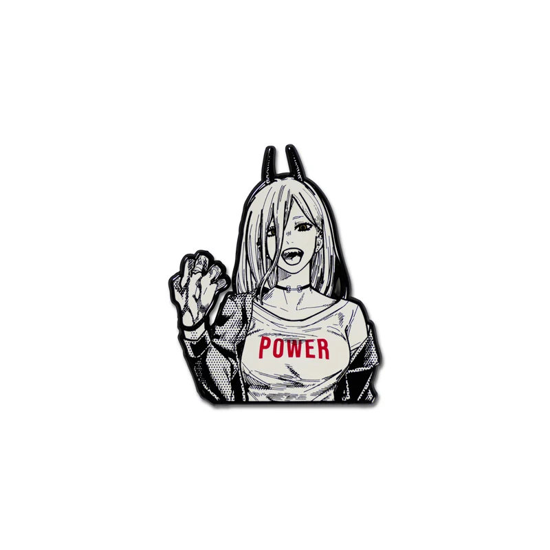 

Anime Metal Badge Chainsaw Man Power Pin Brooch