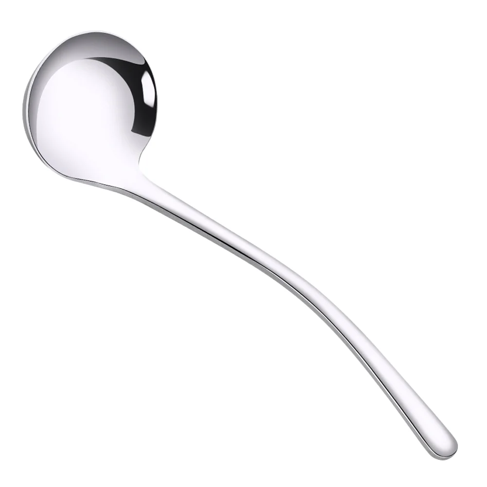 

Spoons Spoon Ladle Soup Serving Portionsteel Control Stainless Handle Table Kitchen Cooking Dinner Dessert Asian Coffee Gold