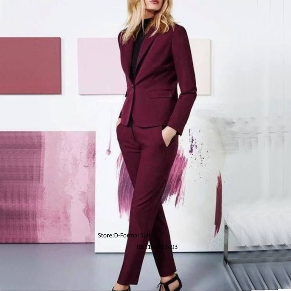 

Elegant Women's Suits for Women Suit 1 Button Lapel Wedding Dress Custom Short Sets Co Ord Korean Style Clothes New Two Piece