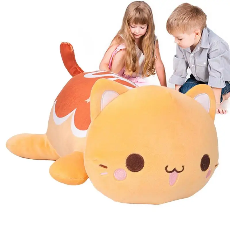 

40cm Cute Soft Plush Cat Pillow Cushion Kawaii Stuffed Animal Cat Plush Toy For Children Doll Kids Girls Birthday Gift