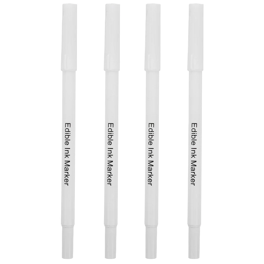 

4 шт., съедобные ручки для раскрашивания кондитерских изделий