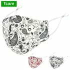 Маска для лица Tcare PM2.5 Пылезащитная 5-слойная с фильтром с активированным углем моющийся вкладыш многоразовая хлопковая маска для губ
