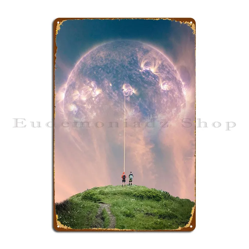

Space Hike Metal Sign Home Printed Classic Cinema Party Tin Sign Poster
