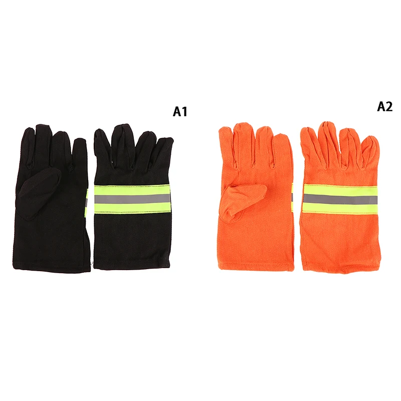 

Износостойкие Нескользящие утолщенные огнестойкие перчатки с отражающими ремешками огнестойкие перчатки для пожарных