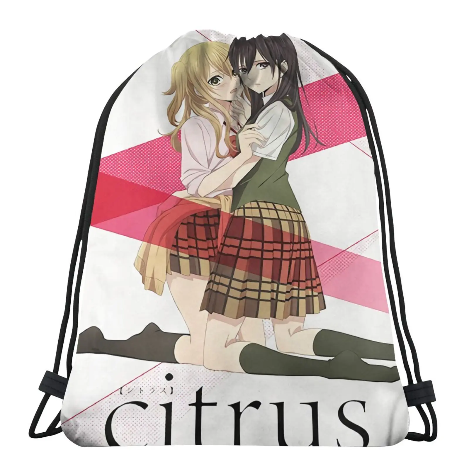 

Anime Citrus V1 Aihara Comic Yuri Bag Cloth Bags Small Backpack Woman Shoes Bag Bag Bag Shoe Bag For Children Bag Storage Bags