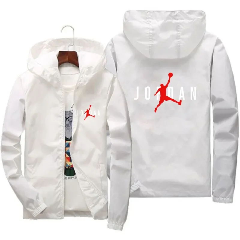 

2023 New Lightweight Spring/Summer Pilot Jacket Men's and Women's Casual Windbreaker Zipper Thin Hooded Men's Jacket