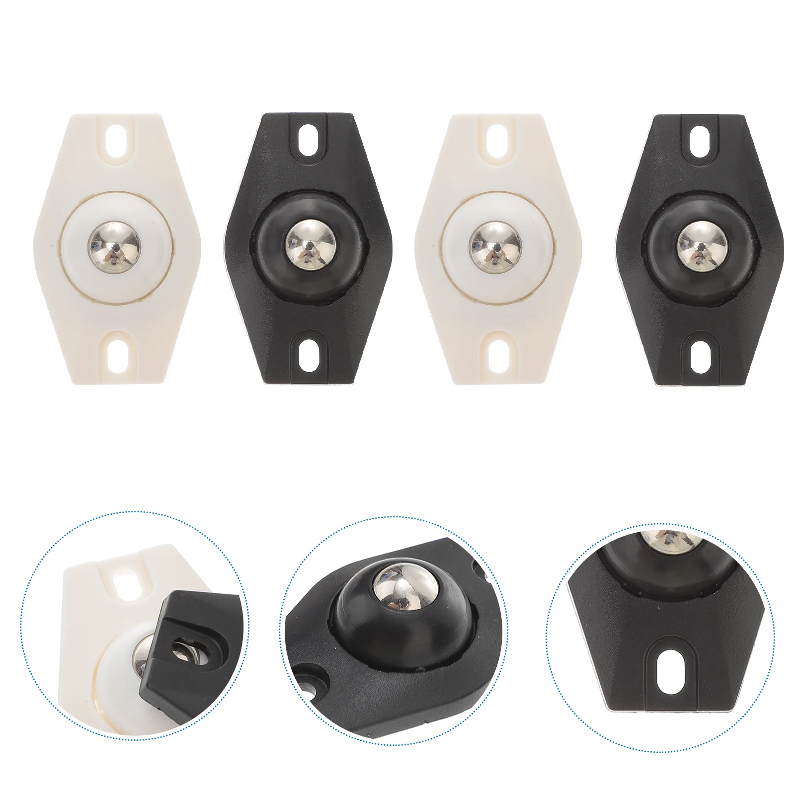 

Wheels Adhesive Self Swivel Mini Caster Pulleycasters Furniture Rotation Paste Wheel Degree Castor Sticky Roller Steel