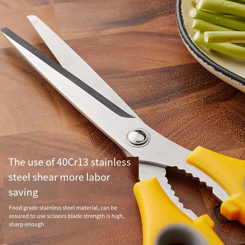 

Кухонные ножницы из нержавеющей стали, корейские уличные ножницы для барбекю и куриных костей, Многофункциональные бытовые кухонные приборы