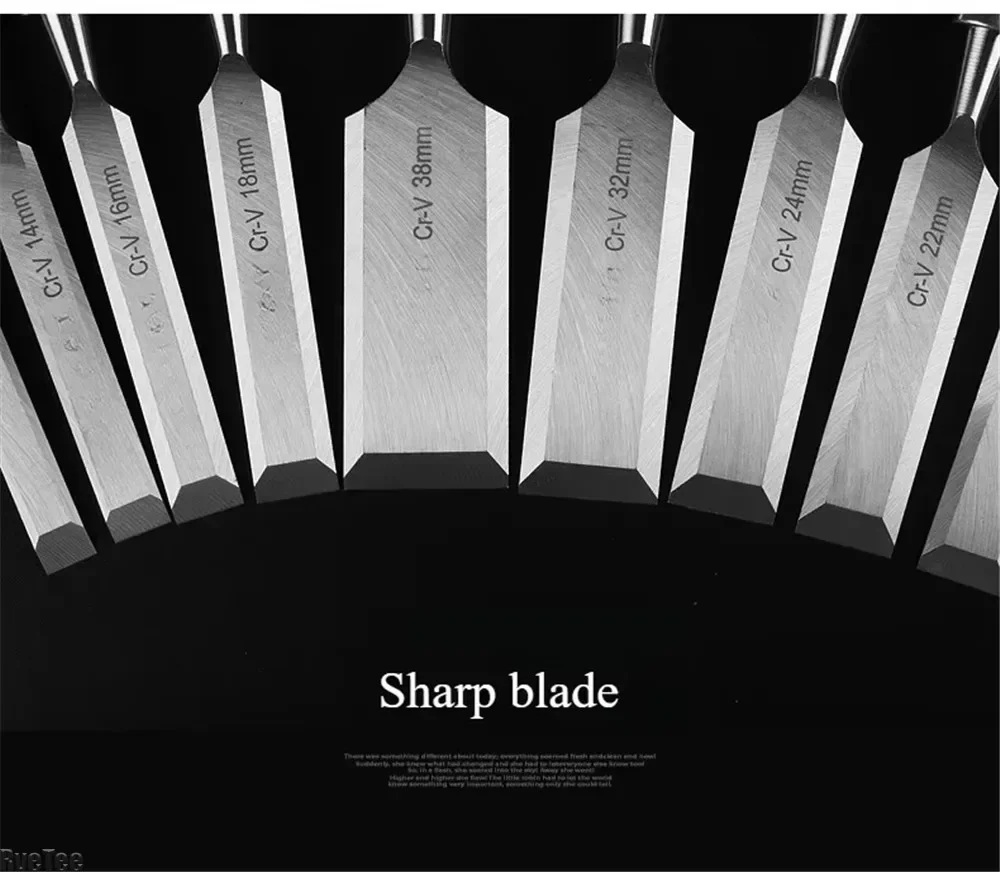 Плоское долото с деревянной ручкой 18-38 мм деревообрабатывающее сделай сам